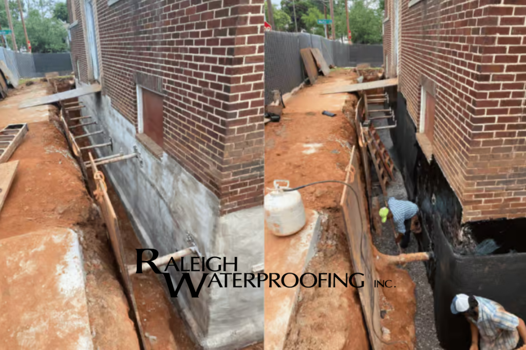 Waterproofing Excavations in Raleigh, NC | Raleigh Waterproofing Inc.