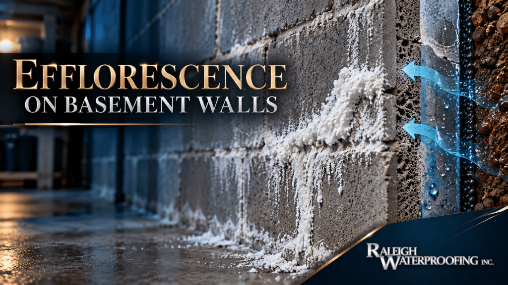 Efflorescence on Basement Walls: Causes, Identification, and the Right Next Step banner